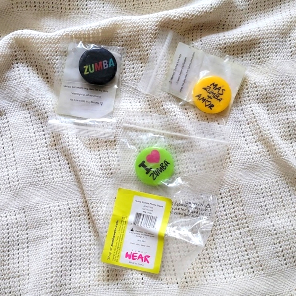 Zumba phone stand holder GREEN or YELLOW